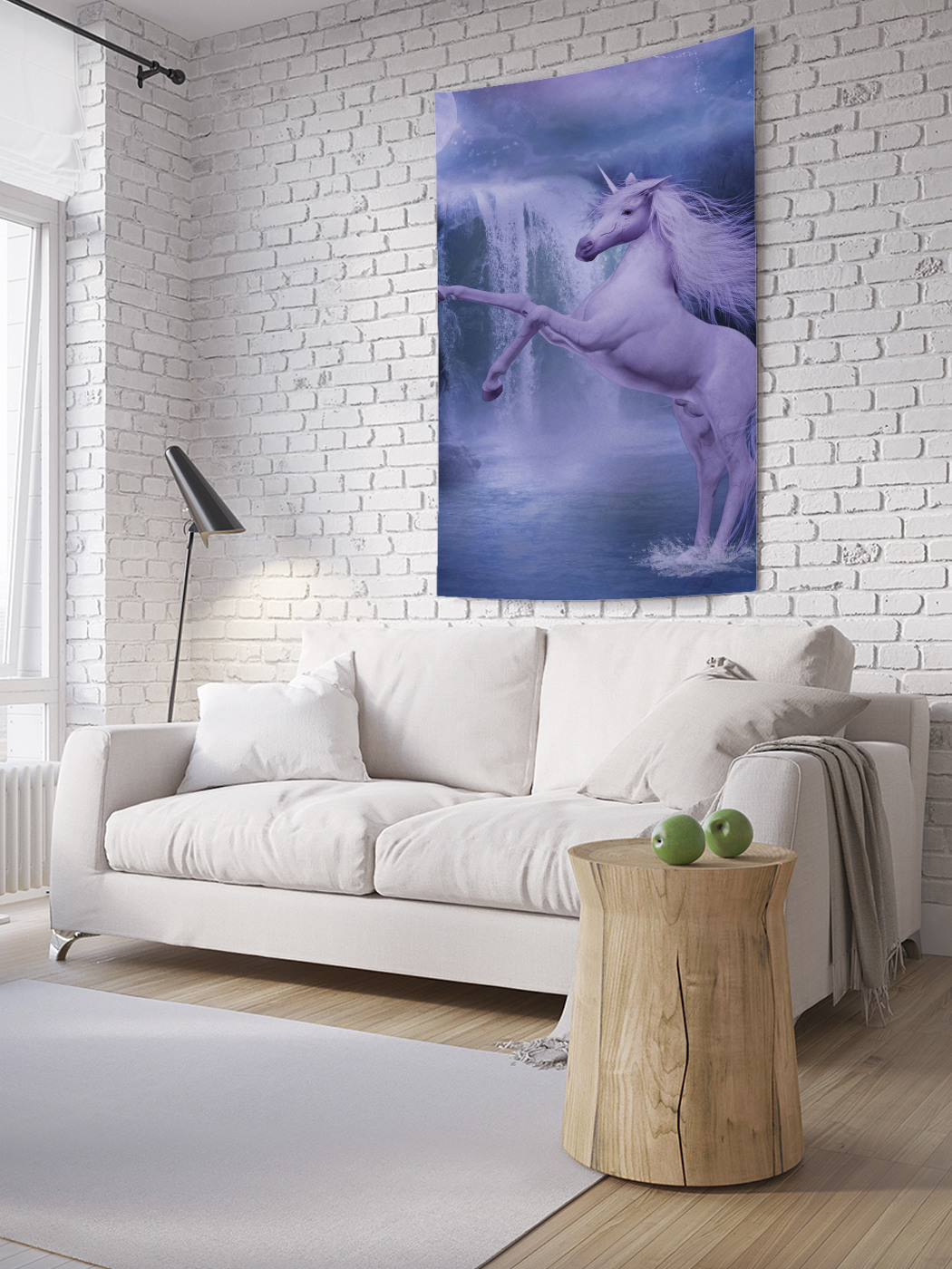 

Вертикальное фотопанно на стену JoyArty Единорог 100x150 см, Единорог