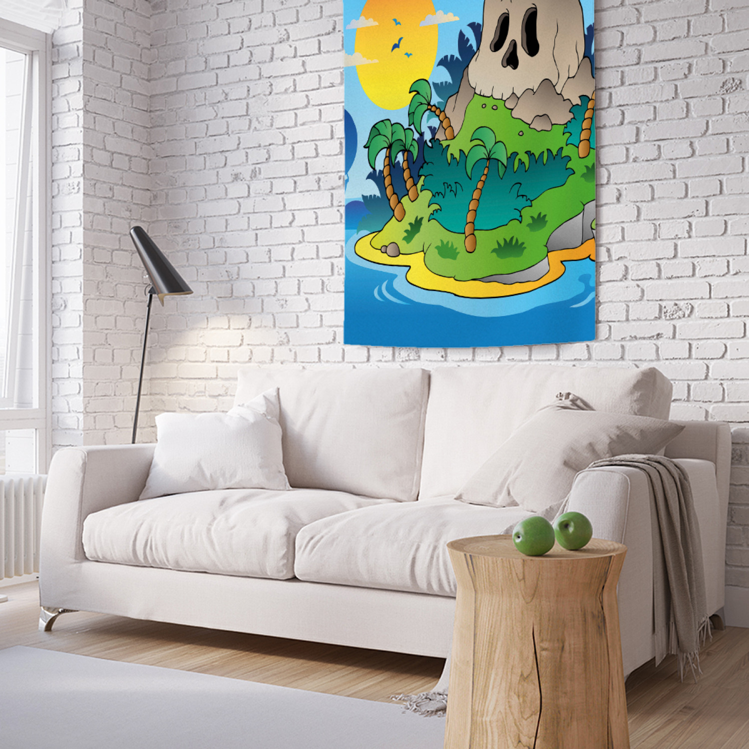 

Вертикальное фотопанно на стену JoyArty Пиратский остров 100x150 см, Пиратский остров