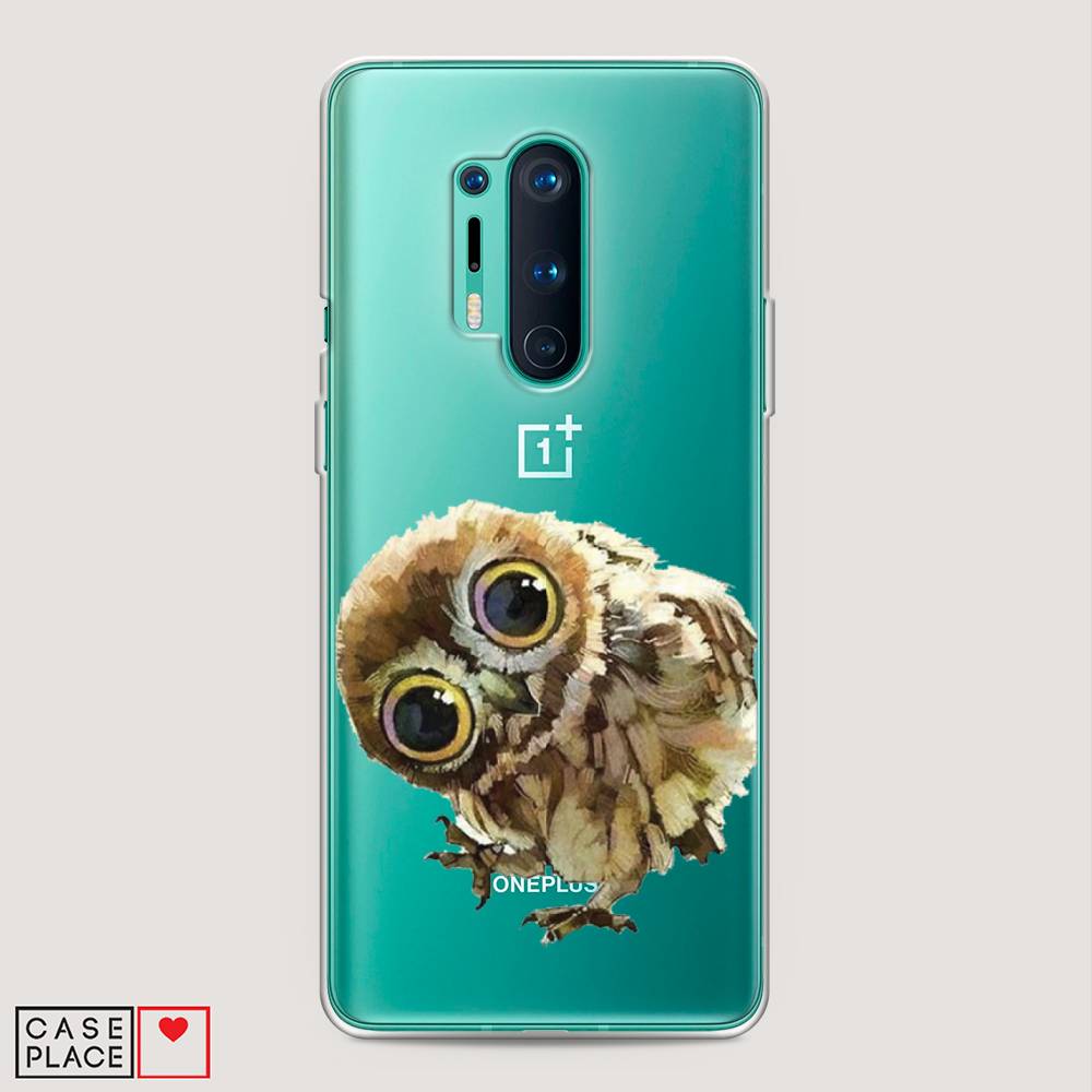 

Чехол Awog на OnePlus 8 Pro / ВанПлас 8 Pro "Любопытный совенок", Коричневый;белый;прозрачный, 151050-1