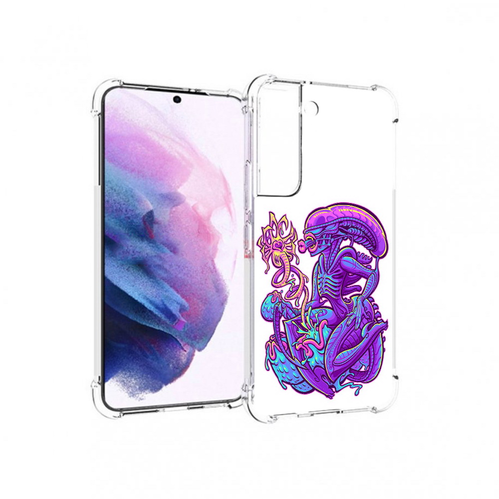 Чехол MyPads Tocco для Samsung Galaxy S22 чужой фиолетовый цвет (PT194926.508.693)