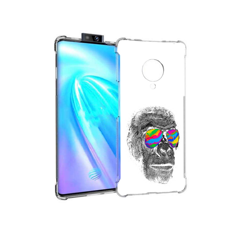 

Чехол MyPads Tocco для Vivo NEX 3 крутая обезьяна в очках (PT136035.381.422), Прозрачный, Tocco