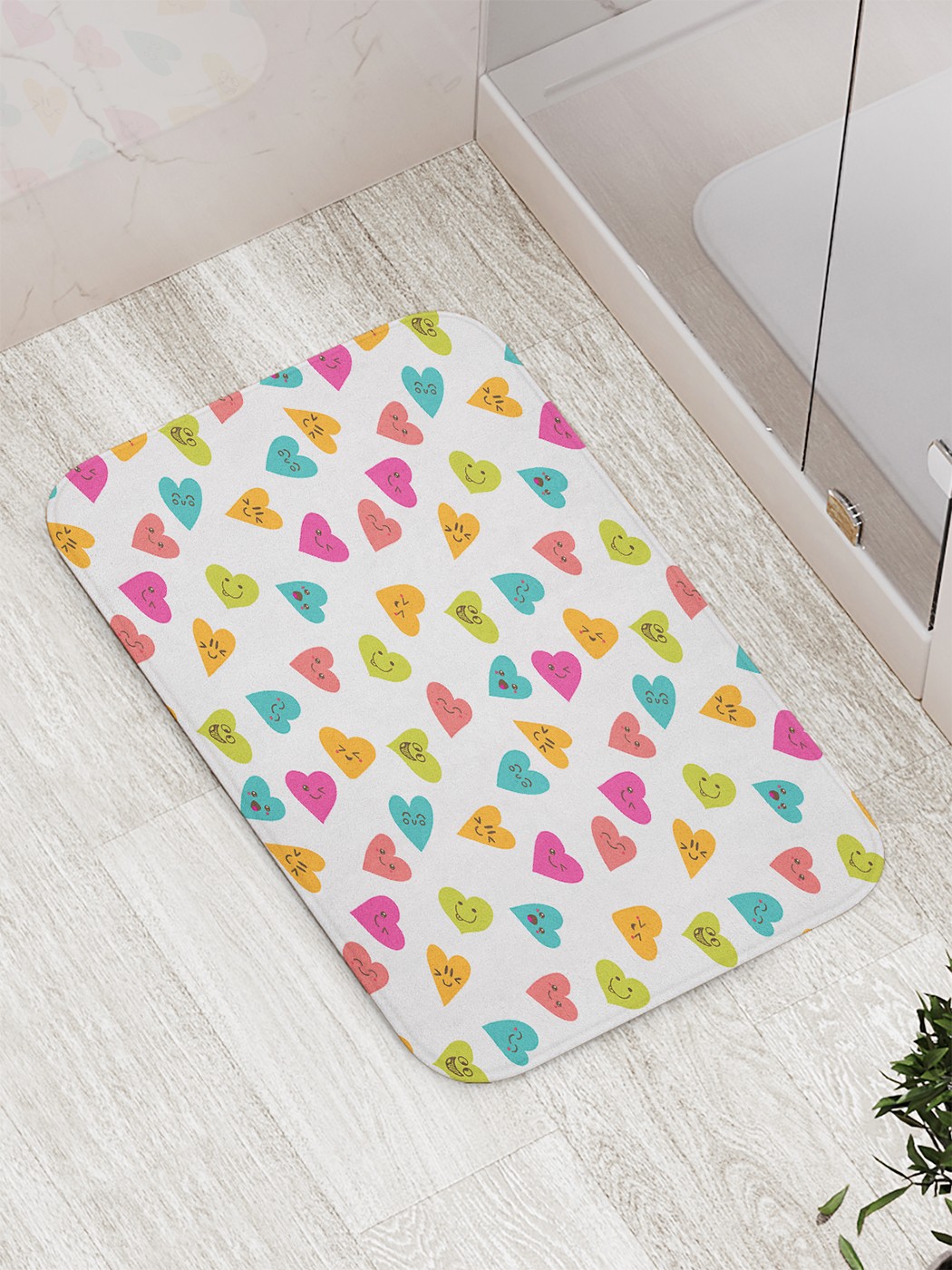 

bath_62495 Коврик противоскользящий для ванной, сауны, бассейна, 77х52 см
