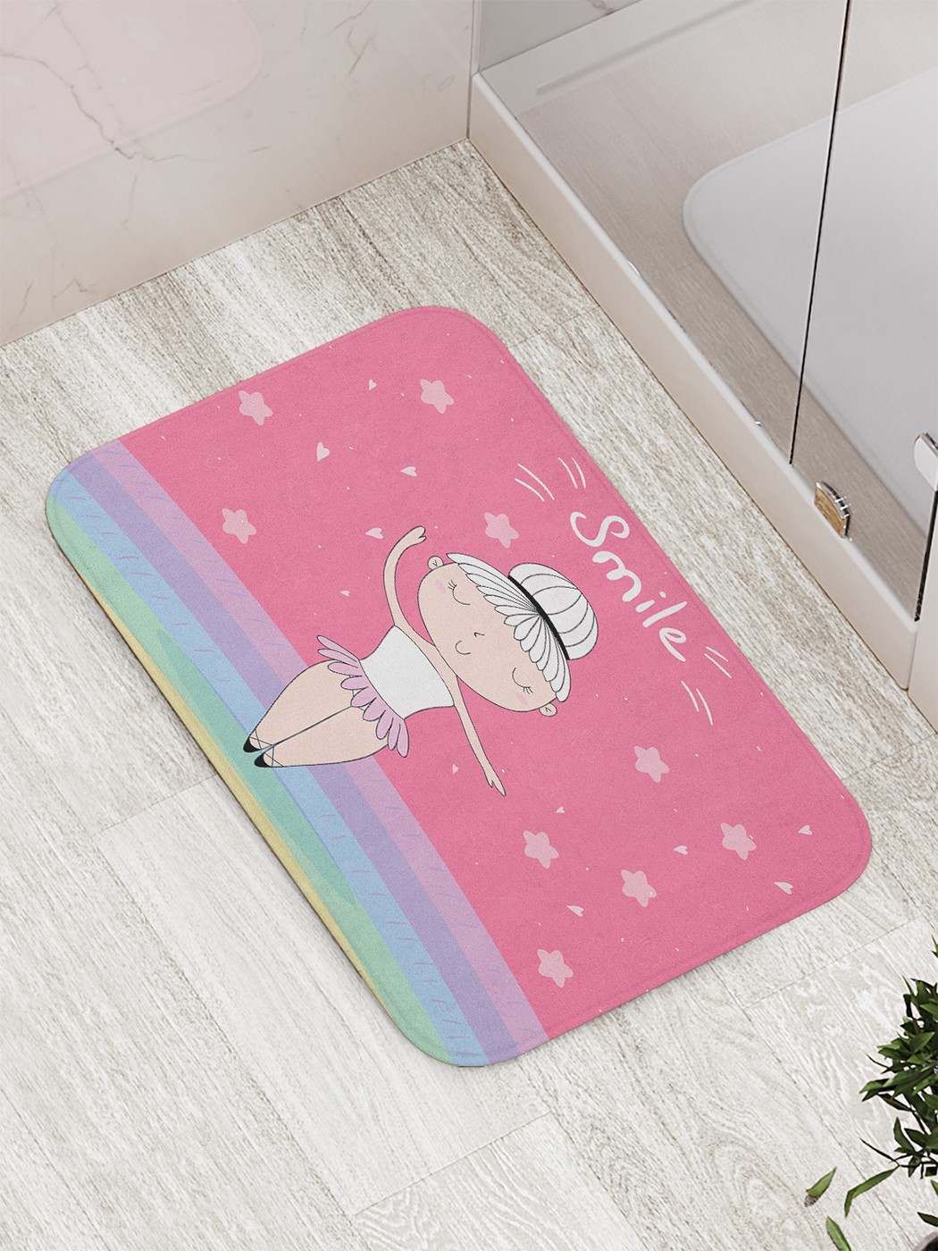 

bath_62489 Коврик противоскользящий для ванной, сауны, бассейна, 77х52 см