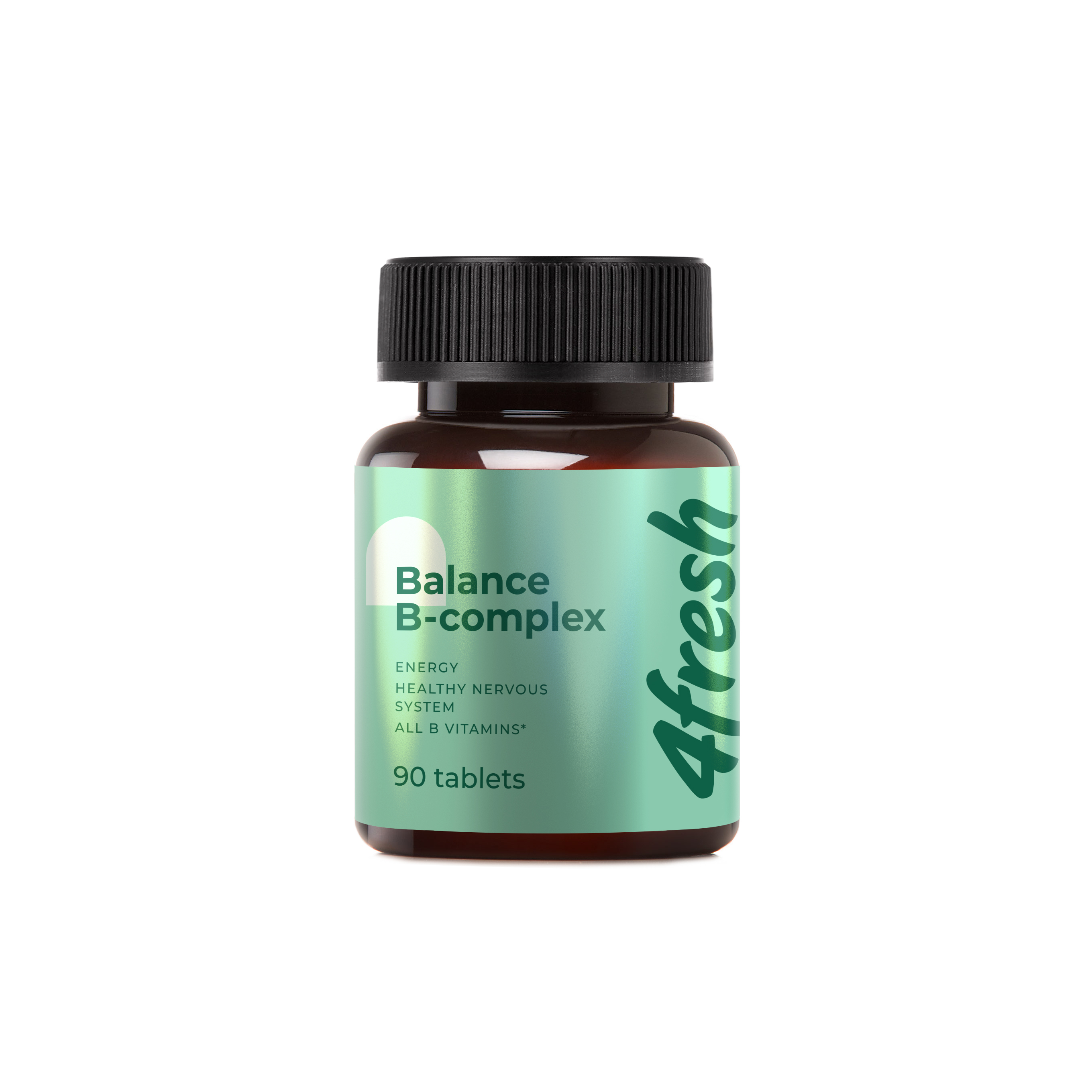 Мульти B-комплекс 4fresh HEALTH для уменьшения тревожности таблетки 90 шт.