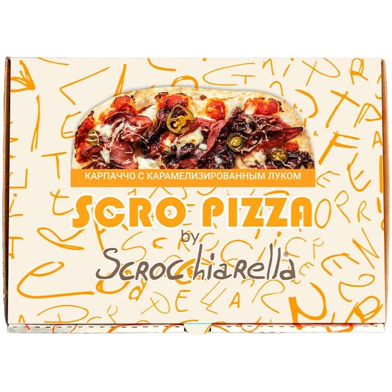 

Пицца Scrocchiarella Карпаччо с луком замороженная 455 г