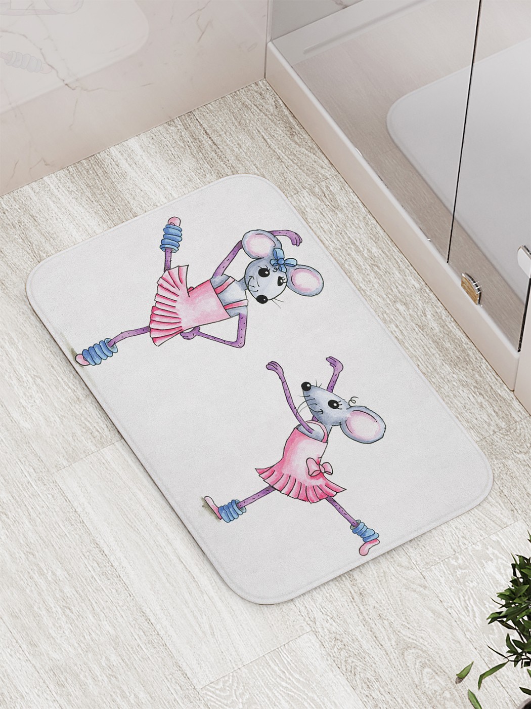 

bath_62484 Коврик противоскользящий для ванной, сауны, бассейна, 77х52 см