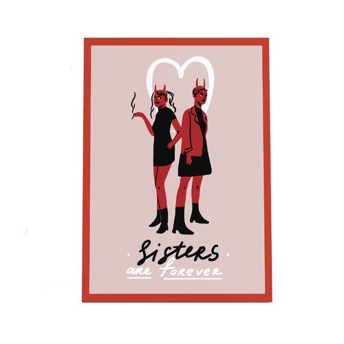 

Открытка Sisters, Sisters