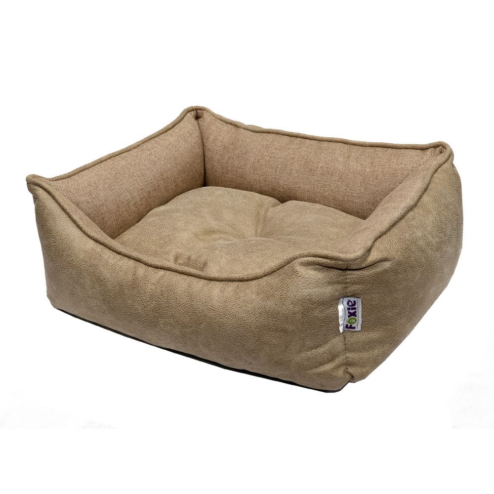 

Лежанка для собак Foxie замша 60x70x23см бежевый