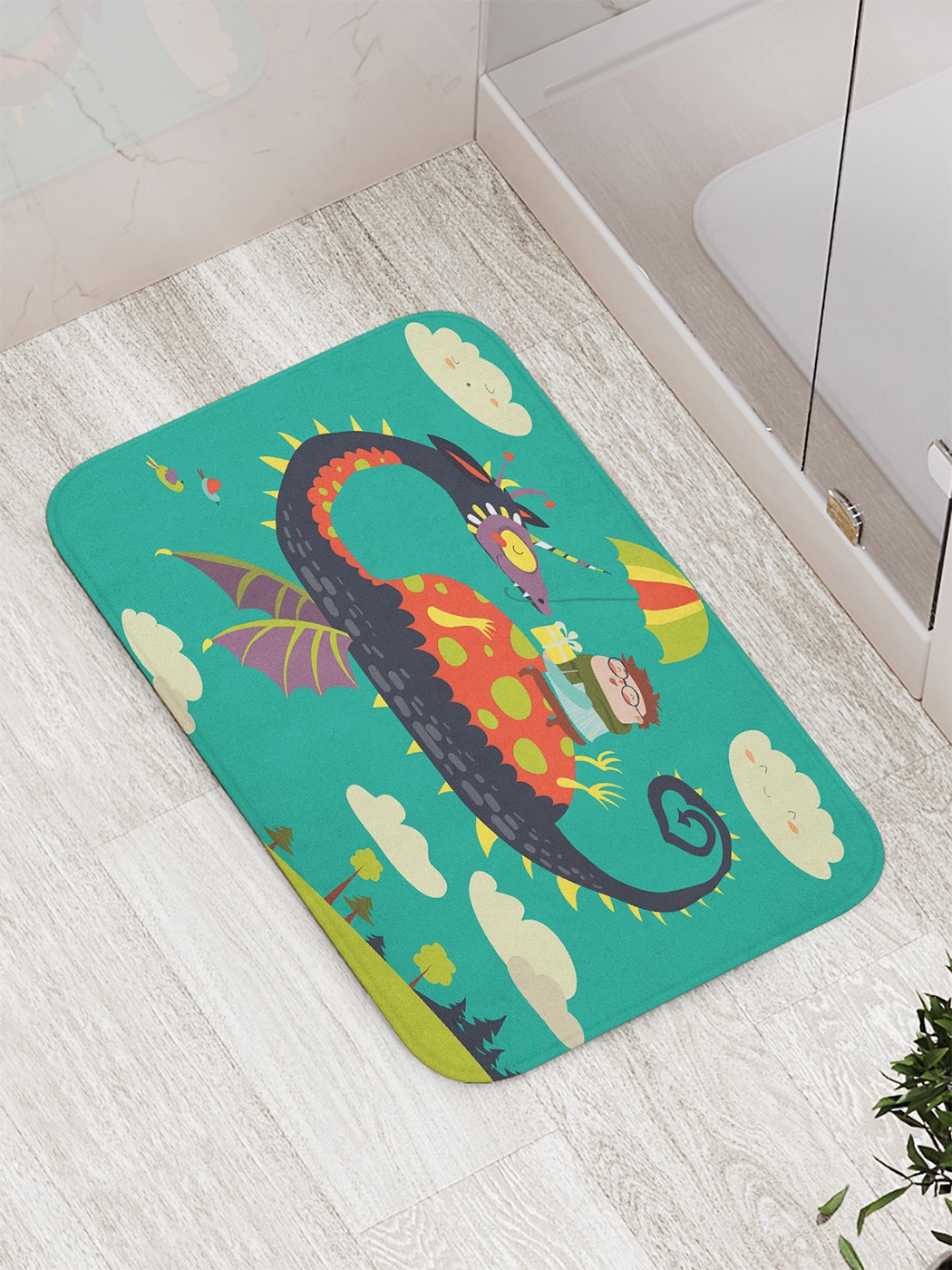 

bath_62478 Коврик противоскользящий для ванной, сауны, бассейна, 77х52 см