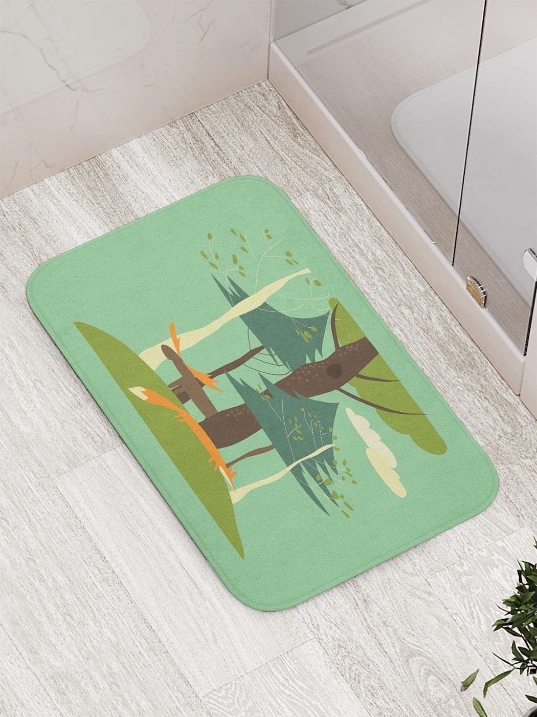 

bath_62477 Коврик противоскользящий для ванной, сауны, бассейна, 77х52 см