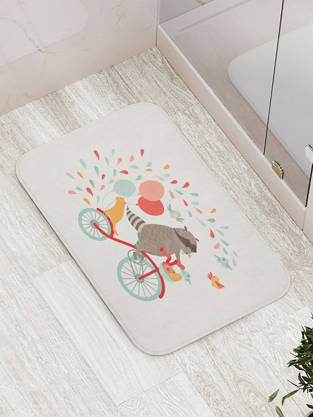 

bath_62470 Коврик противоскользящий для ванной, сауны, бассейна, 77х52 см