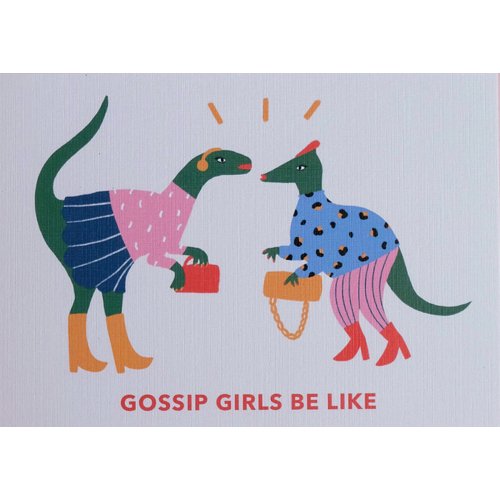 

Открытка Gossip girls, 10 х 15 см, Gossip girls 10 15