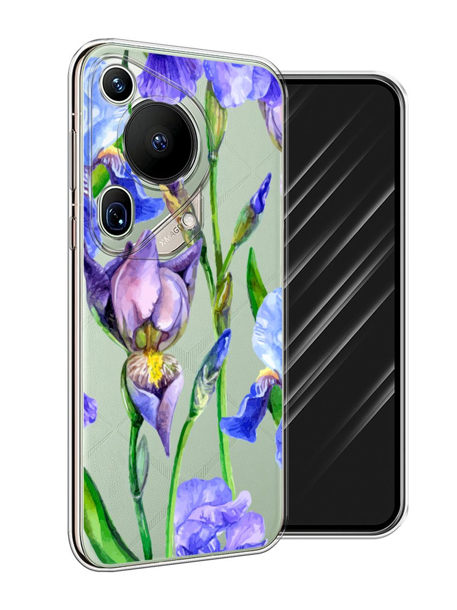

Чехол Awog на Huawei Pura 70 Ultra "Синие ирисы", Фиолетовый;голубой;зеленый, 6124550-1