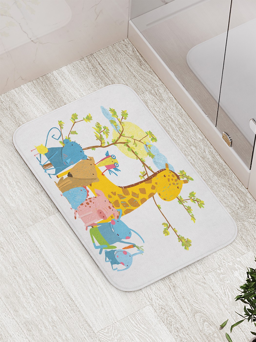

bath_62457 Коврик противоскользящий для ванной, сауны, бассейна, 77х52 см