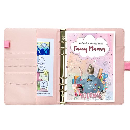 

Ежедневник Fancy Planner Учебный, А6, розовый, Fancy Planner 6