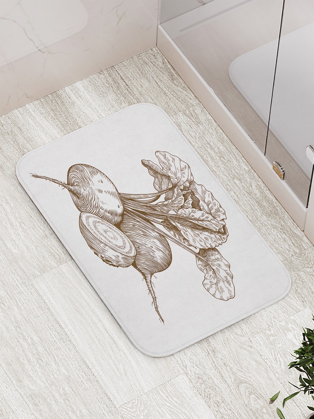 

bath_62431 Коврик противоскользящий для ванной, сауны, бассейна, 77х52 см