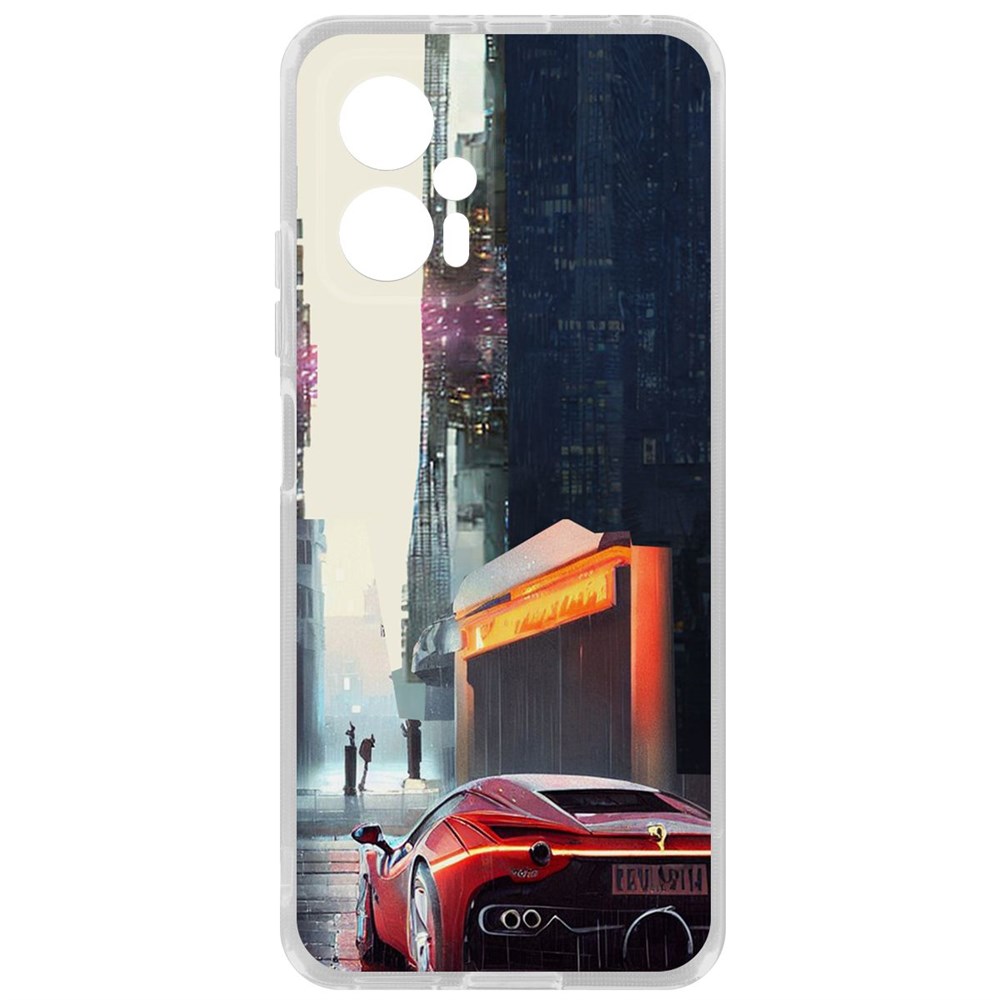 

Чехол Сити для Poco X4 GT, Прозрачный