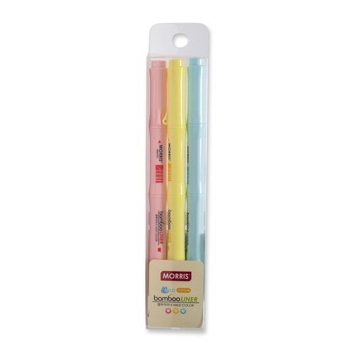 

Набор двусторонних маркеров Morris Bamboo Liner, 3 цвета, Morris Bamboo Liner 3