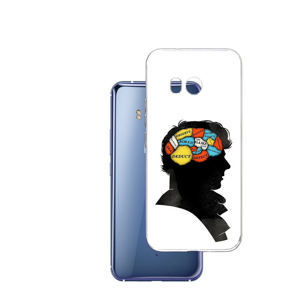 

Чехол MyPads Tocco для HTC U11 темный рисунок, Прозрачный, Tocco