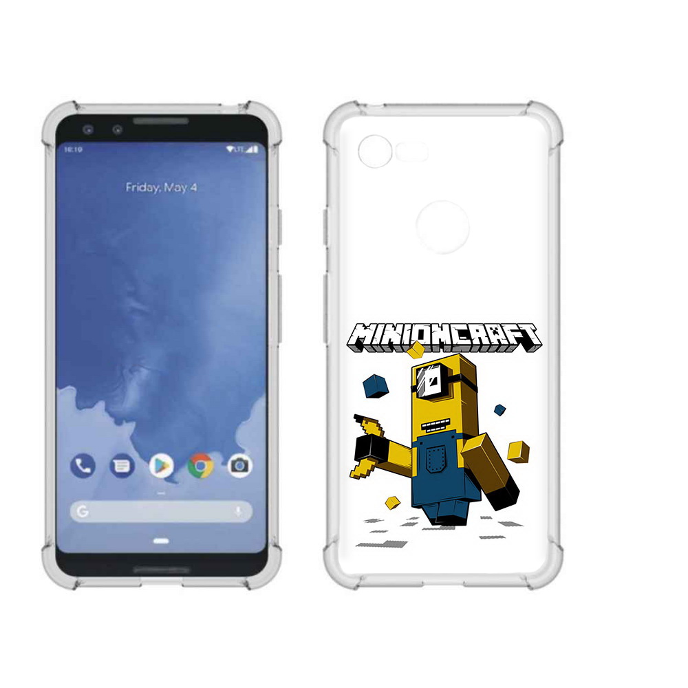 

Чехол MyPads Tocco для Google Pixel 3 миньон, Прозрачный, Tocco