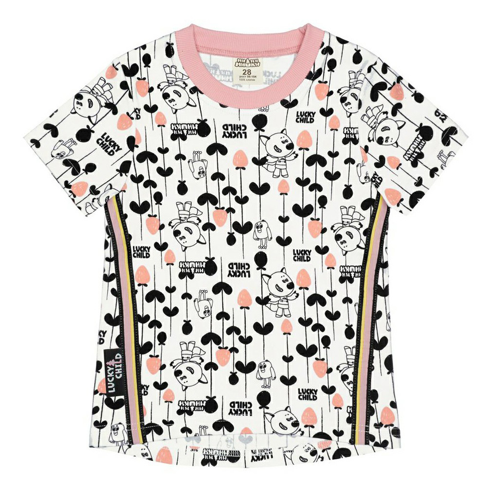 

Футболка детская Lucky Child, многоцветный, р. 86