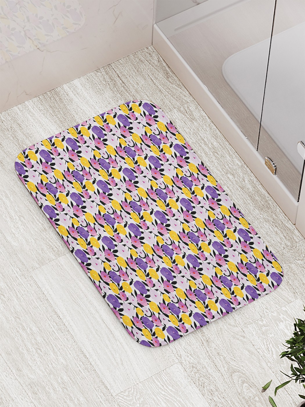 

bath_62393 Коврик противоскользящий для ванной, сауны, бассейна, 77х52 см