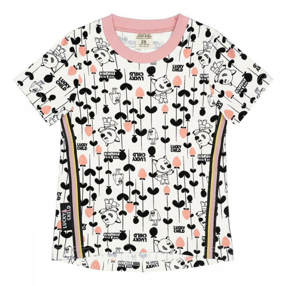 

Футболка детская Lucky Child, многоцветный, р. 80, Разноцветный