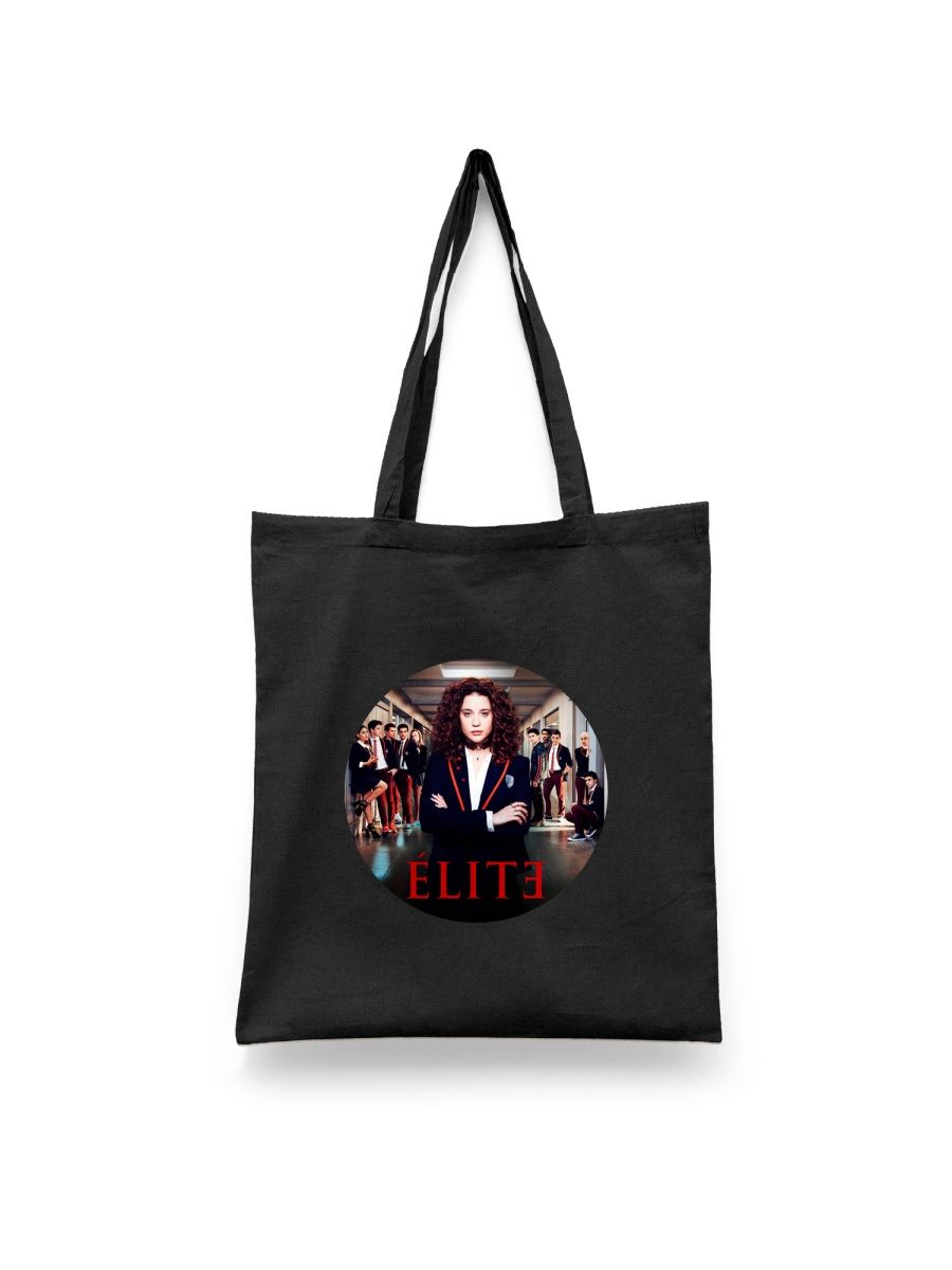 

Шоппер унисекс Каждому Своё Элита/Сериал/Elite SREL9, черный, Элита/Сериал/Elite SREL9
