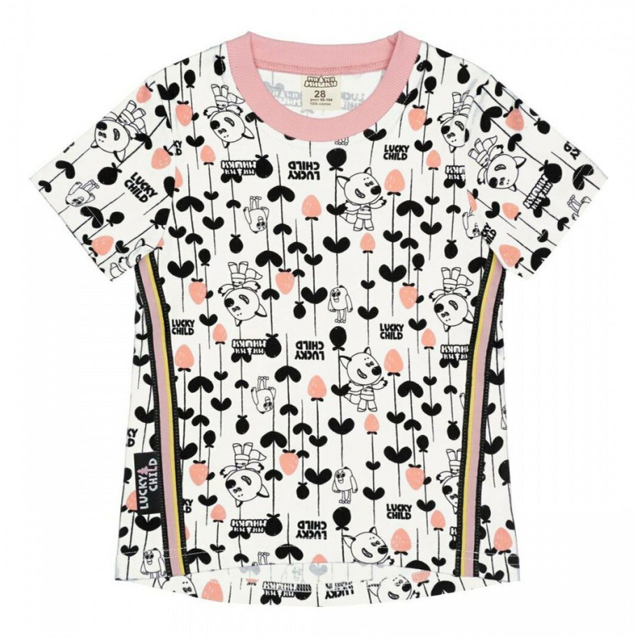 

Футболка детская Lucky Child, многоцветный, р. 68