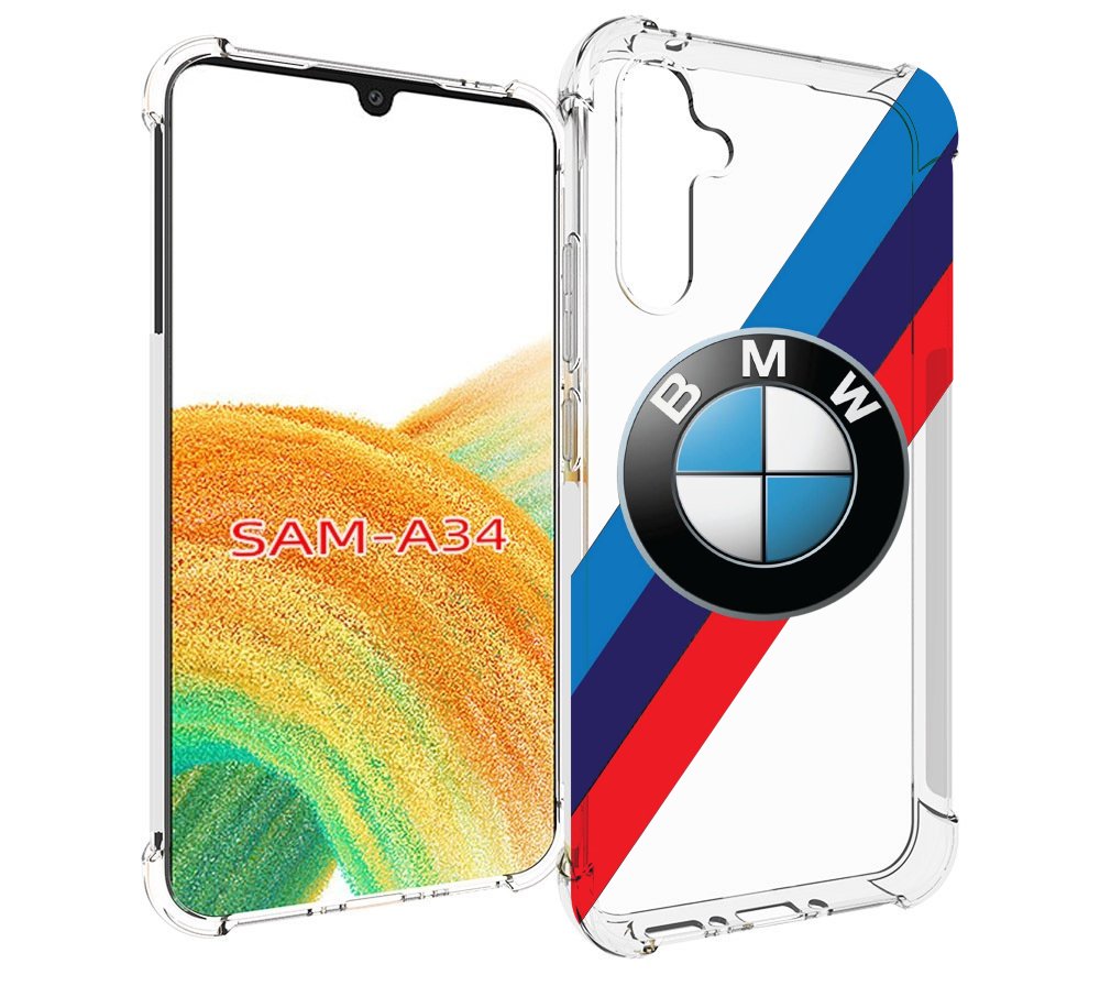 

Чехол MyPads Лого-BMW мужской для Samsung Galaxy A34, Tocco