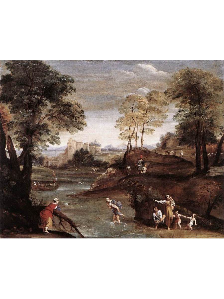 

Постер DRABS A3 Доменикино Landscape with Ford