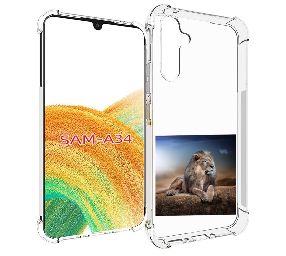

Чехол MyPads Лев-наблюдает для Samsung Galaxy A34, Tocco