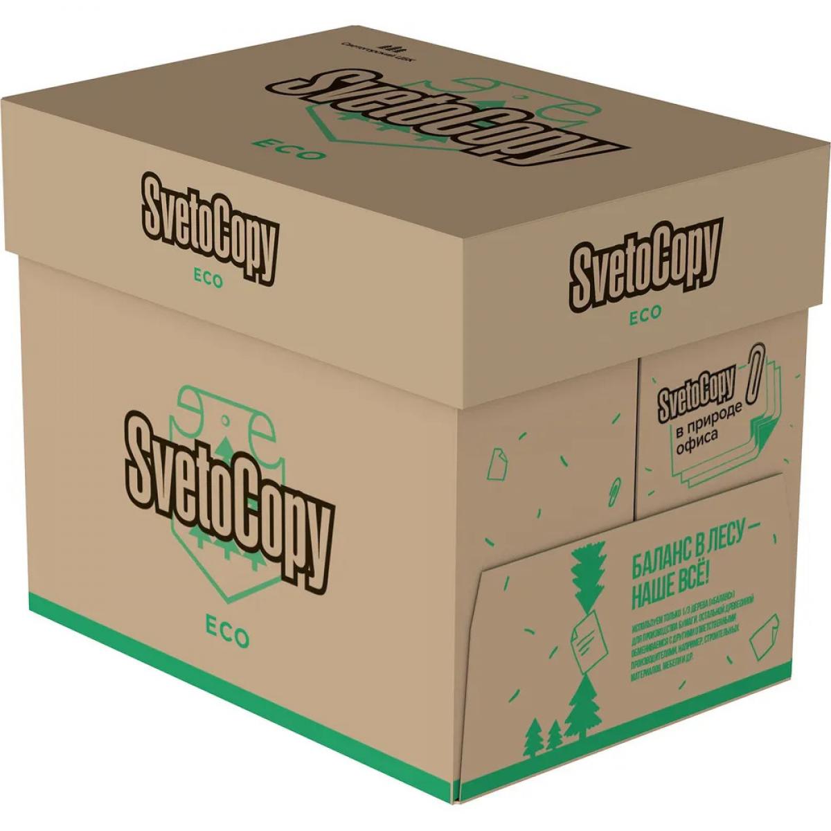 

Офисная бумага Svetocopy Eco A4 белая 80г 210х297мм 500 листов в пачке, 5 пачек, Бежевый