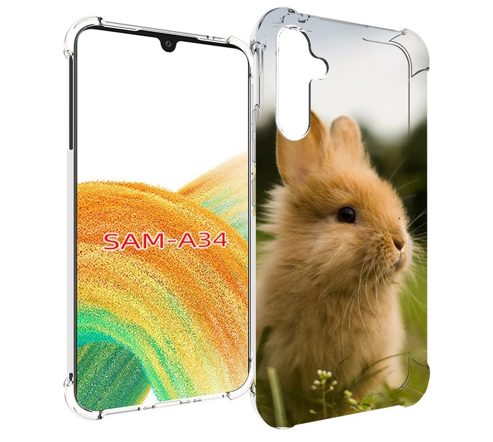 

Чехол MyPads Кролик для Samsung Galaxy A34, Tocco