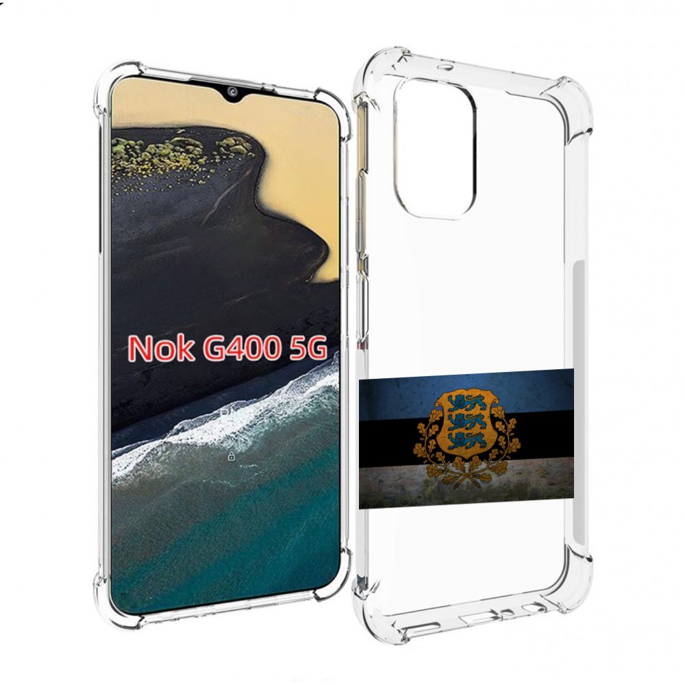 

Чехол MyPads герб флаг эстонии-1 для Nokia G400 5G, Прозрачный, Tocco