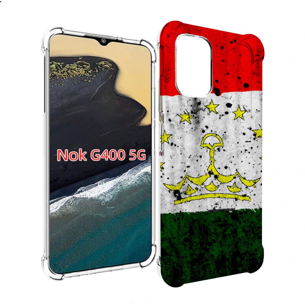 

Чехол MyPads герб флаг таджикистан для Nokia G400 5G, Прозрачный, Tocco