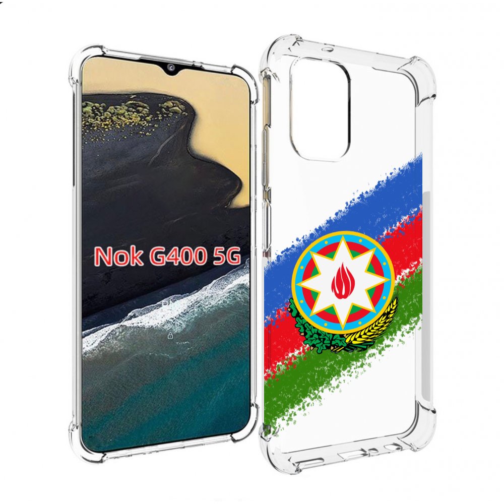 

Чехол MyPads герб флаг Азербайджана для Nokia G400 5G, Прозрачный, Tocco