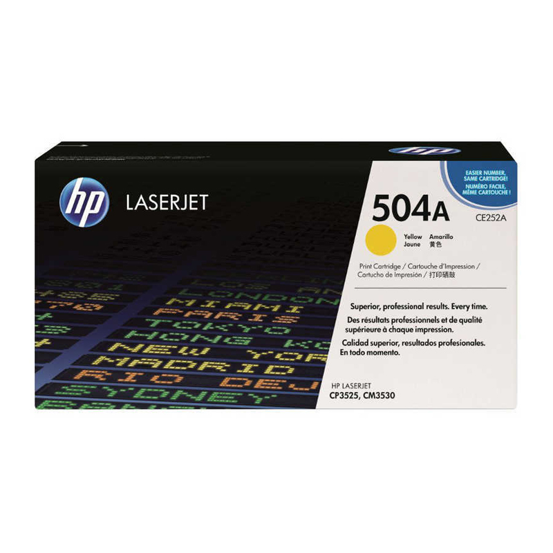 

Картридж для лазерного принтера HP (CE252A) желтый, оригинальный