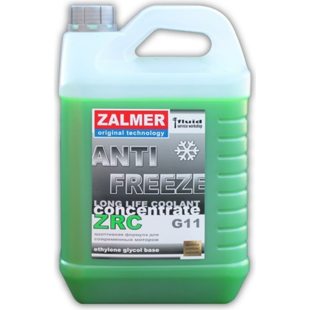

ZALMER Концентрат Antifreeze ZRC G11 зеленый 5 кг нетто ZR01G005