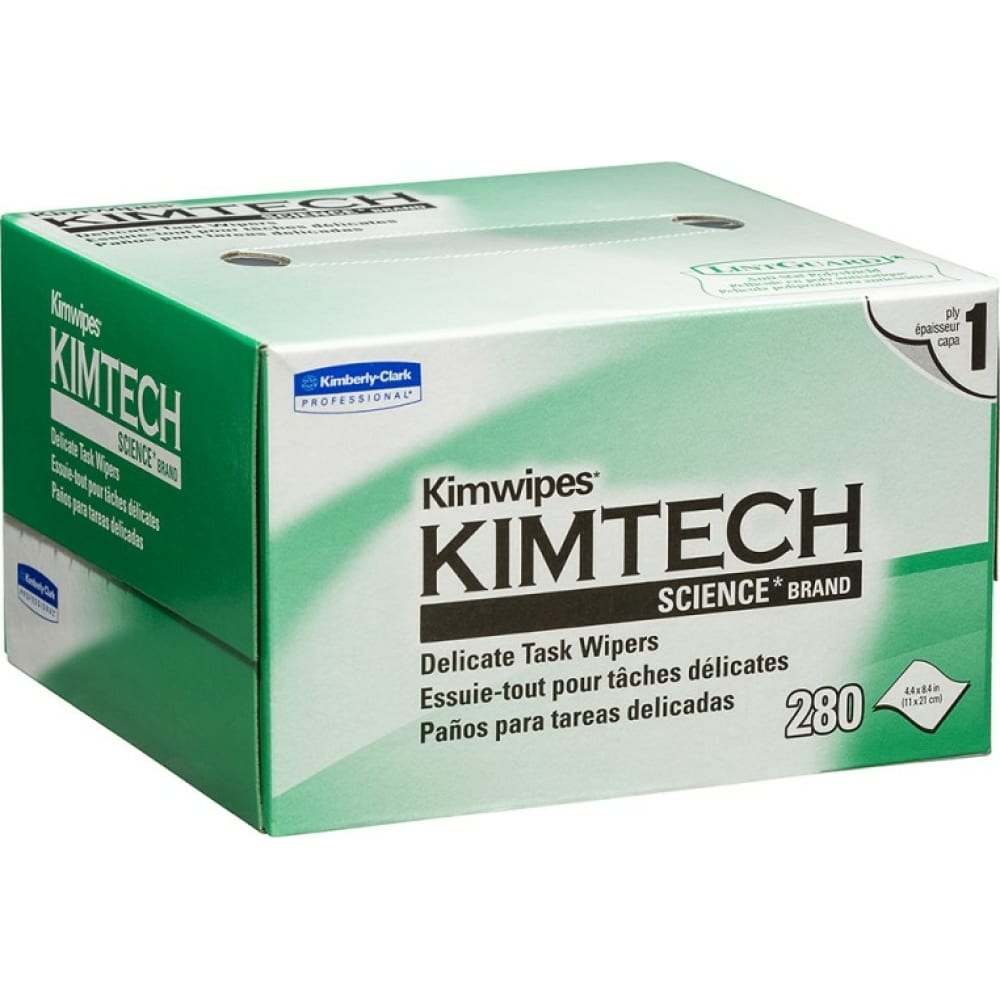 

TWIST Kimberly-Clark Салфетки безворсовые Kimtech Kimwipes Science (280 шт) размер 11x21 с