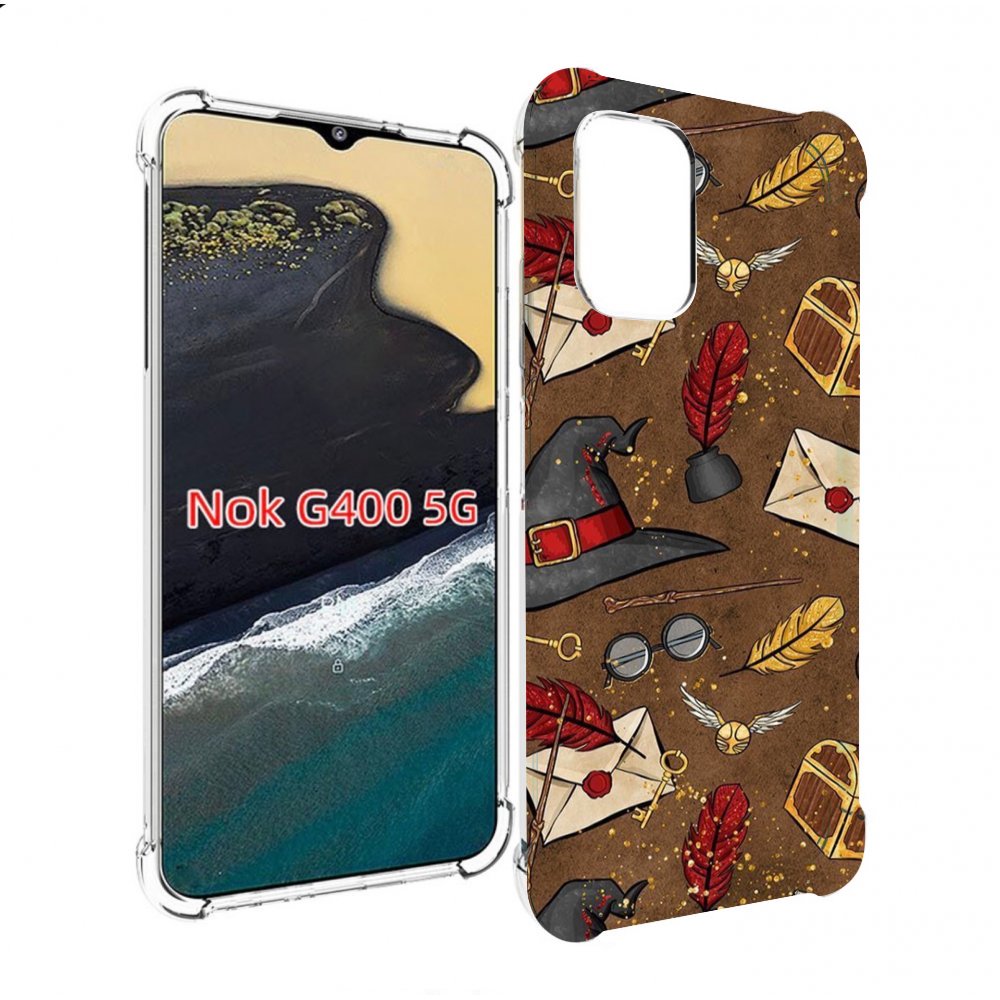 

Чехол MyPads гарри-поттер-вайб для Nokia G400 5G, Прозрачный, Tocco