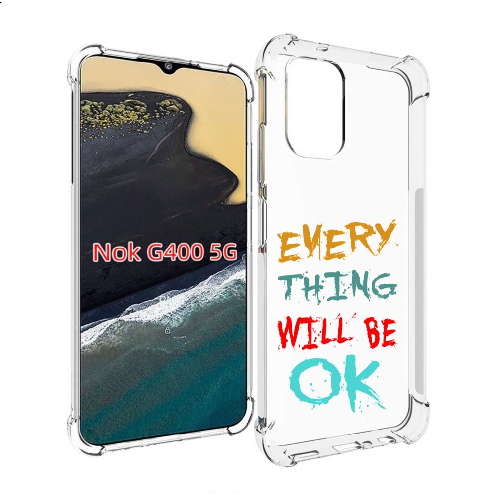 

Чехол MyPads все-будет-хорошо для Nokia G400 5G, Прозрачный, Tocco