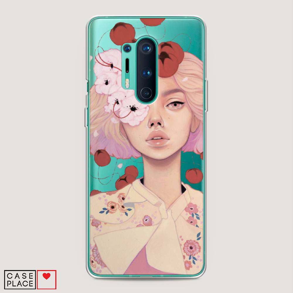

Чехол Awog на OnePlus 8 Pro / ВанПлас 8 Pro "Цветочная анархия", Бежевый;розовый;красный, 151050-7