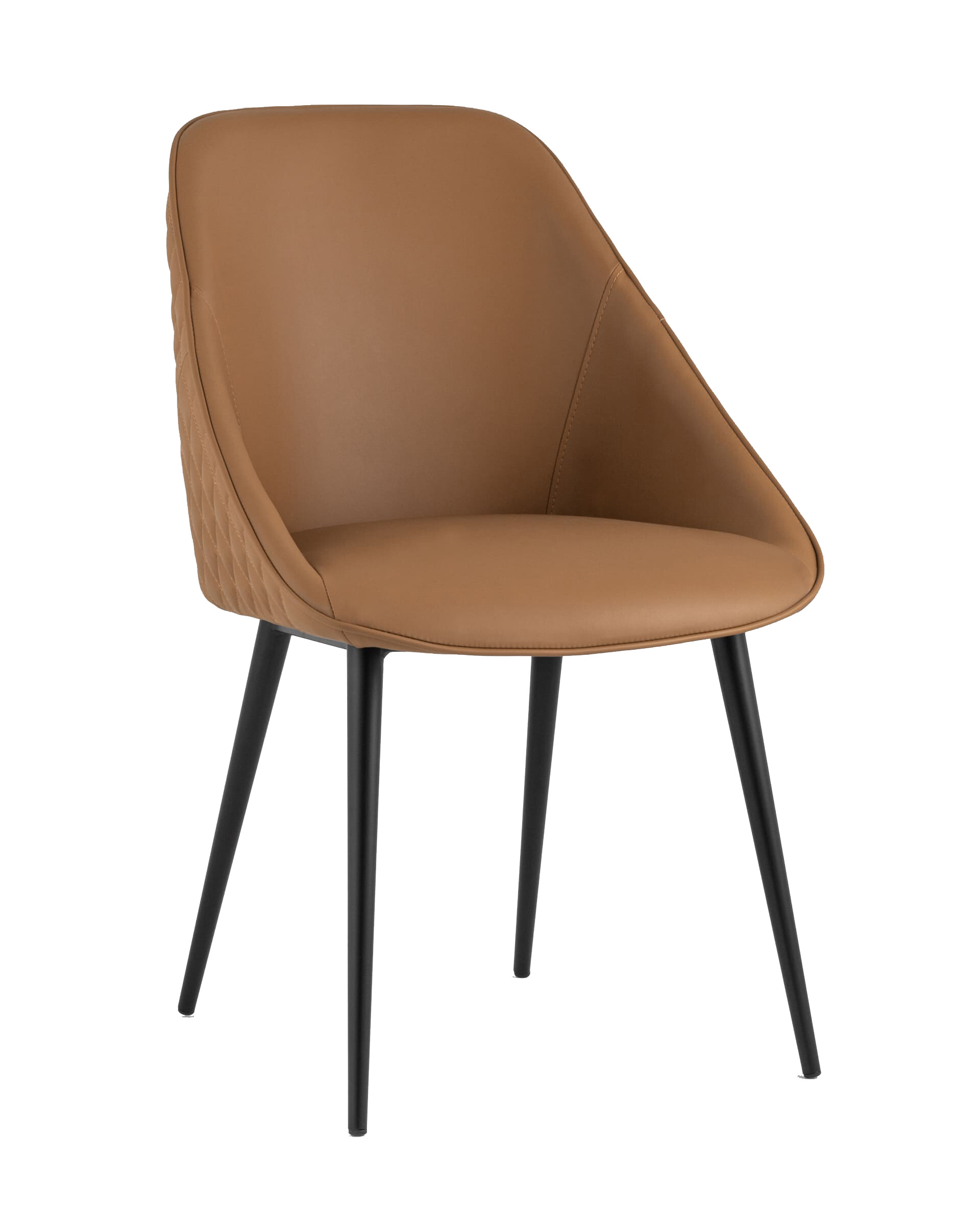 фото Стул обеденный stool group стул бланш, экокожа, коричневый (ут000025608)