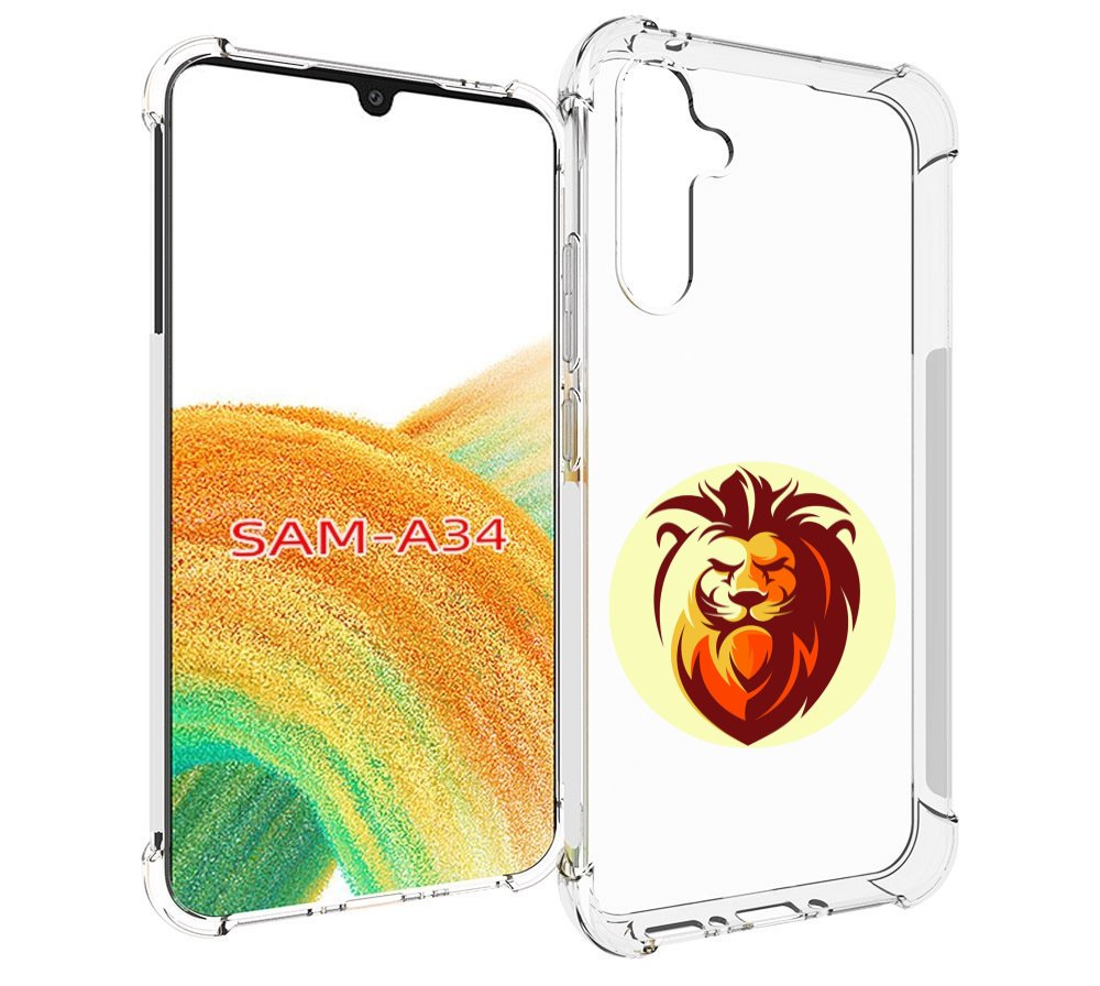 

Чехол MyPads Картинка-Лев для Samsung Galaxy A34, Tocco