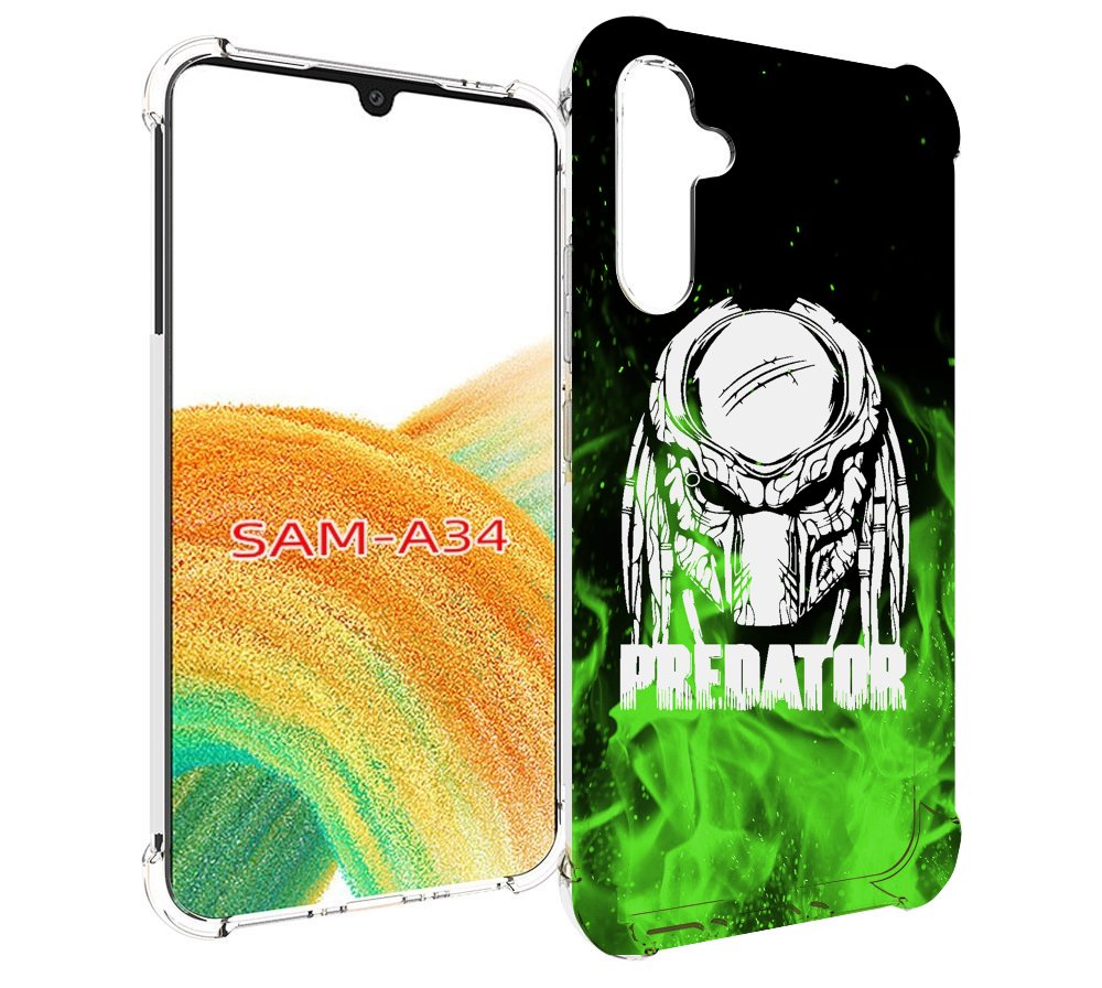 

Чехол MyPads Знак-хищника для Samsung Galaxy A34, Tocco