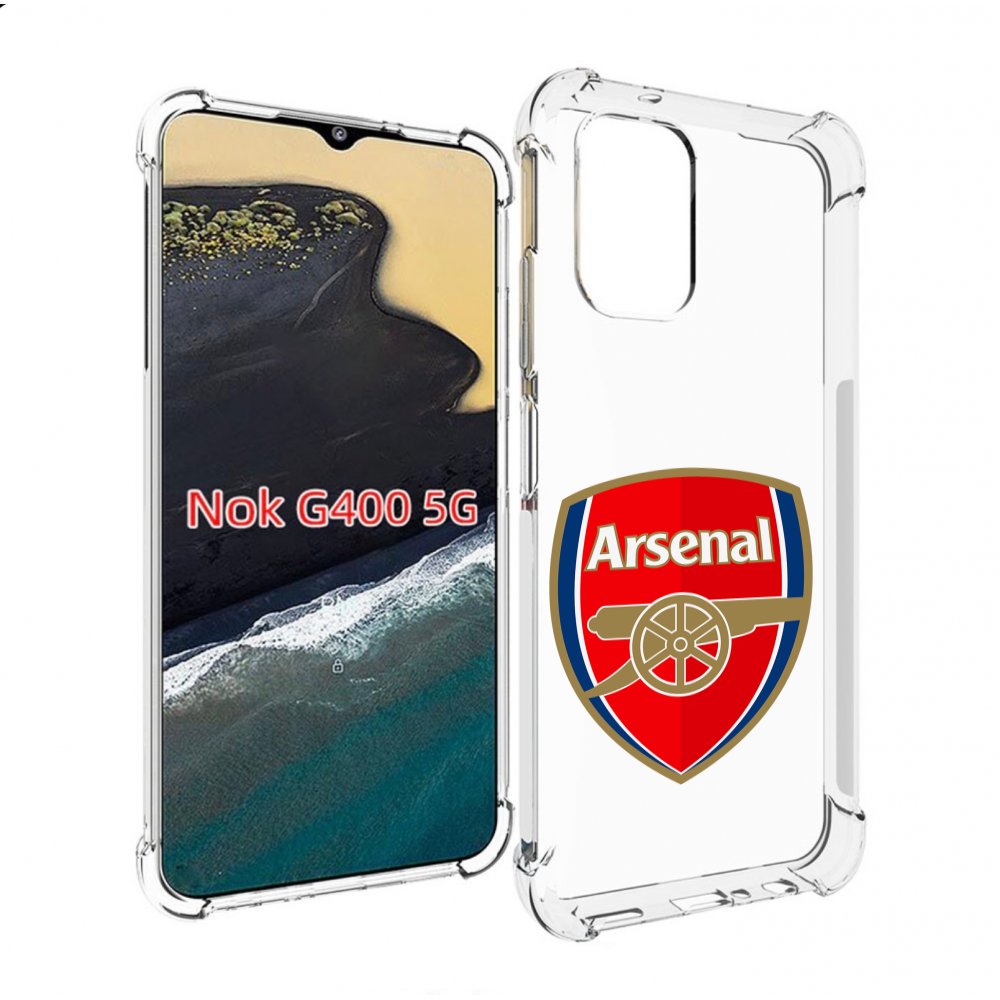 

Чехол MyPads ФК Арсенал логотип для Nokia G400 5G, Прозрачный, Tocco