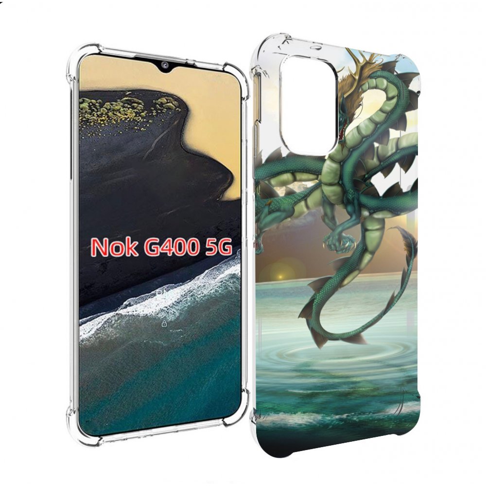 

Чехол MyPads водяной-дракон для Nokia G400 5G, Прозрачный, Tocco