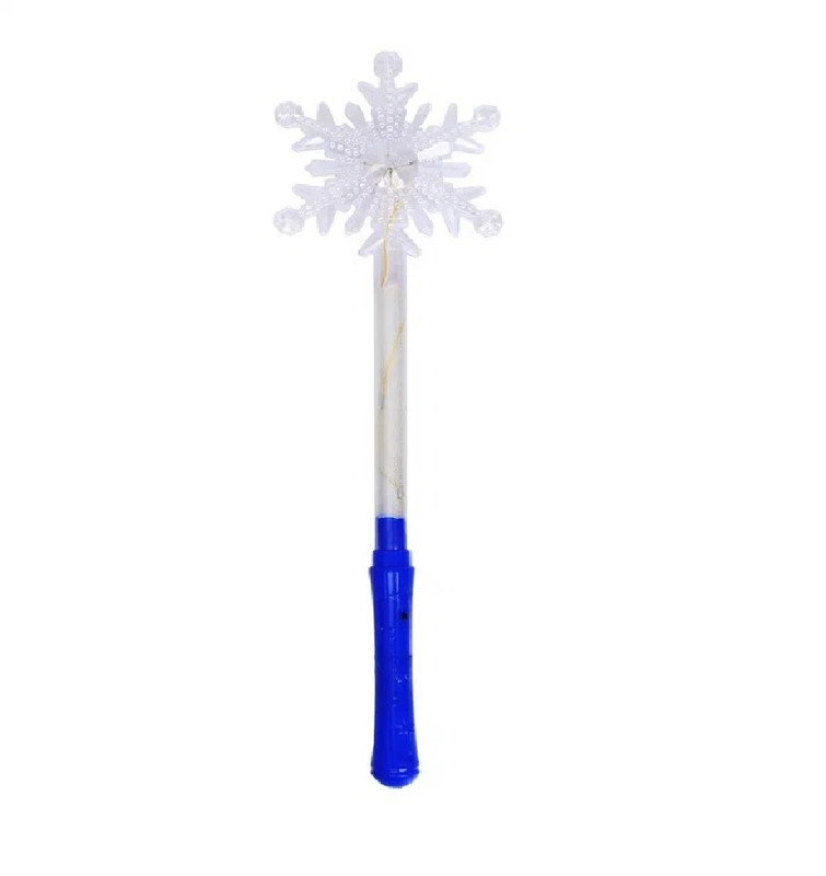 Палочка COSY волшебная Снежинка светящаяся, синий светодиодная фигура снежинка 55 см дюралайт 144 led 220 в мерцание свечение синий белый