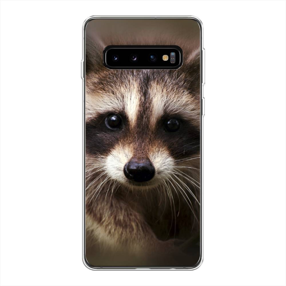 

Чехол Awog на Samsung Galaxy S10 + "Енот", Разноцветный, 27150-1